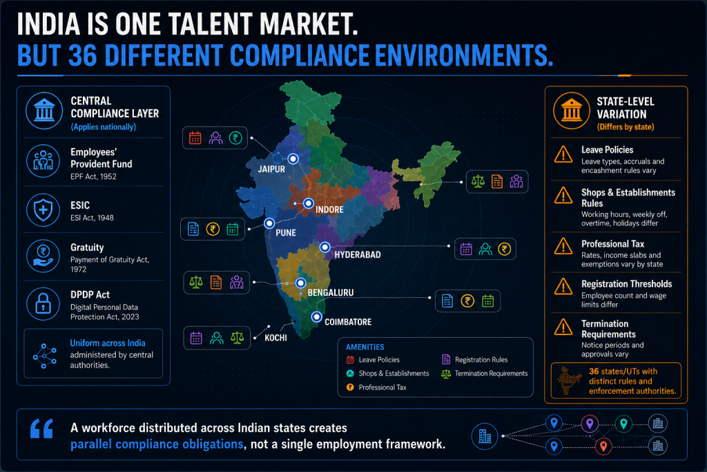 India Is One Talent Market. But 36 Different Compliance Environments.