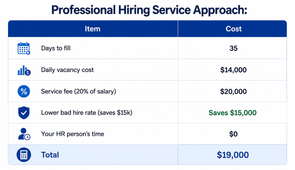 Professional Hiring Service Approach