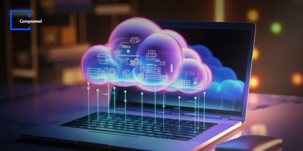 Azure cloud showing data migration and application modernization processes