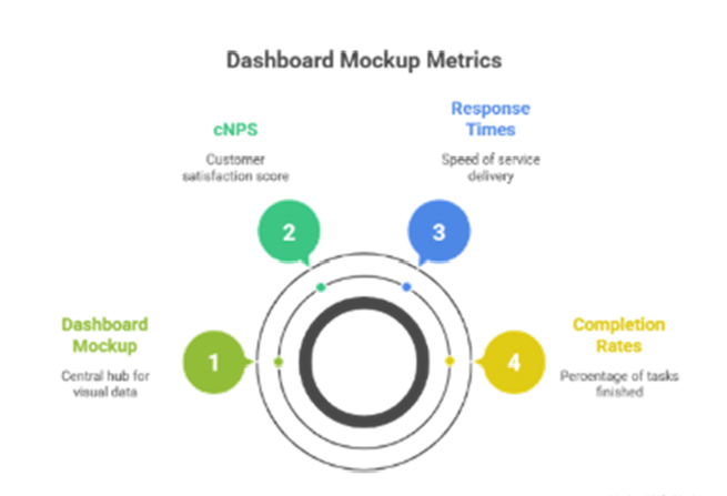 Dashboard Mockup Metrics - Compunnel