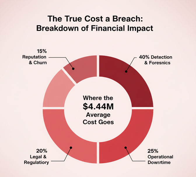 The True Cost a Breach: Breakdown of Financial Impact